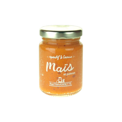Les Indispensables Maïs et poivrons 90g, Rue Traversette